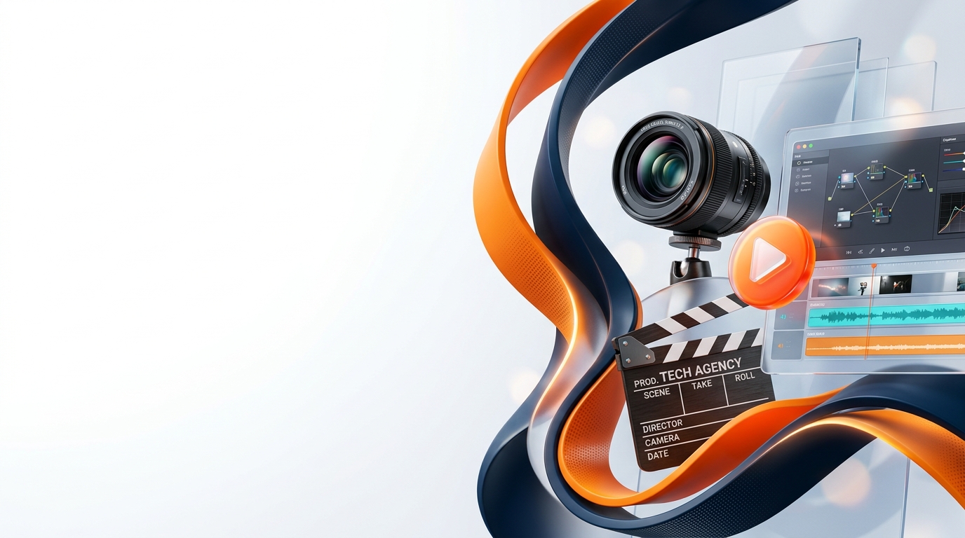 Cinematic Video Editing Hero Background